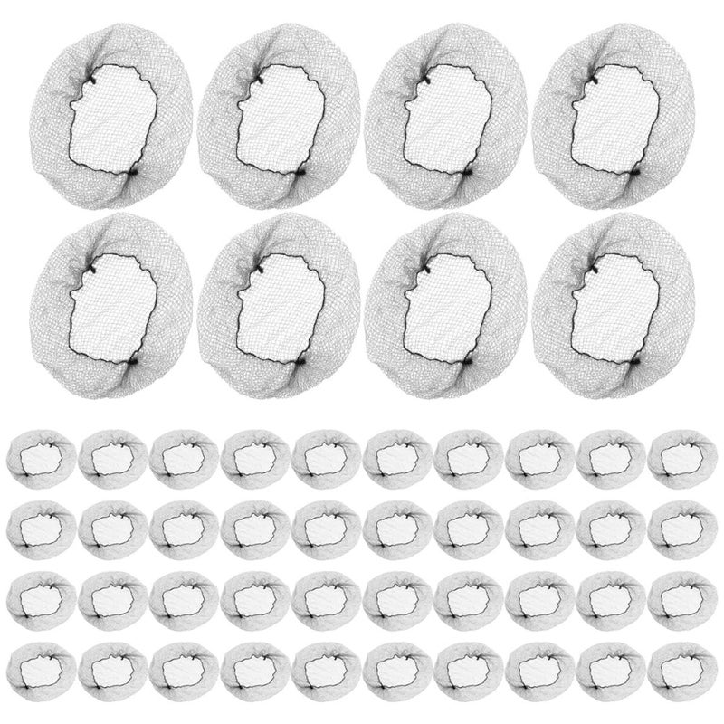 NOLITOY 100Pcs Invisible Hair Net Elastic Mesh For Bun Making Weddings Parties Stage Performances - Image 1